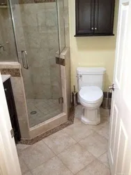 Photo of a combined bathroom with shower in Khrushchev