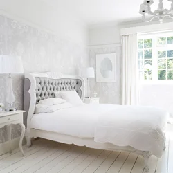 Белая Кровать В Спальне Фото