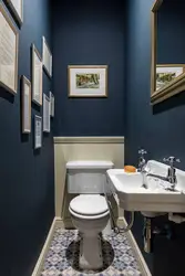 Photo of a blue bathroom