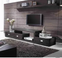 TV Stand In The Living Room Photo Design