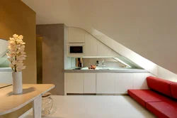 Photo of attic kitchen