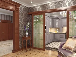 How to combine the hallway with the kitchen photo