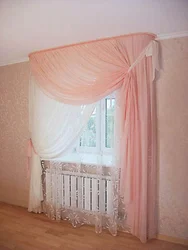 Tulle In The Bedroom On One Side Photo