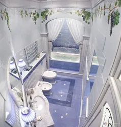 Дизайн в ванной в корабле