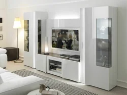 Modern display windows for the living room photo