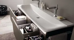 Bath design with two sinks