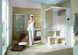 Bath sauna in the apartment photo