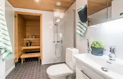Bath sauna in the apartment photo