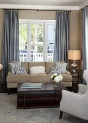 How To Choose The Right Color Of Curtains For The Living Room Interior Photo