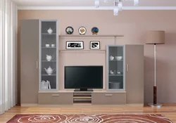 Living room walls in light colors photo