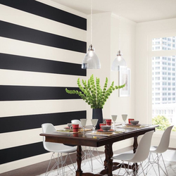 Photo Of Stripes In The Kitchen Interior