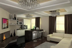 Kitchen living room 4 by 5 design