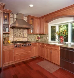 What material to decorate the kitchen photo
