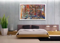 Paintings for bedroom interior photos