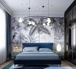 What wallpaper is in fashion in 2023 for the bedroom photo design