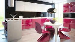 Glossy plastic kitchen photo