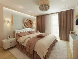 Warm bedroom interior