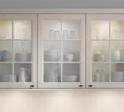 Glass Cabinets In The Kitchen Interior Photo