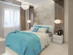 Combinations with beige in the bedroom interior