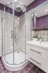 Small bathroom design with toilet and shower