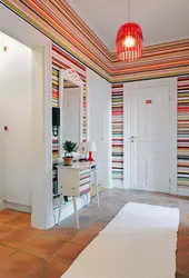 Photo of striped hallways