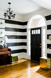 Photo of striped hallways