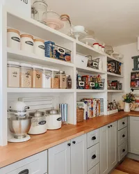 Shelving In The Kitchen Interior Photo