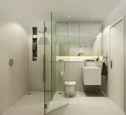 Design Of A Small Combined Bathtub With Shower