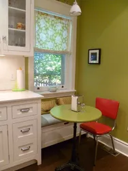 Table By The Window In A Small Kitchen With Your Own Photos