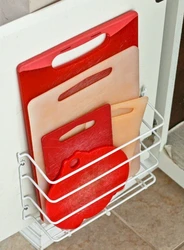 How to store cutting boards in the kitchen photo