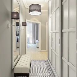 Modern long hallway design