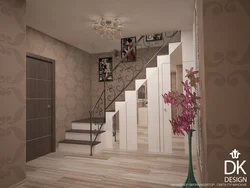 Photo Of A Small Hallway With Stairs