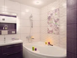 Finishing bathrooms with tiles design photo