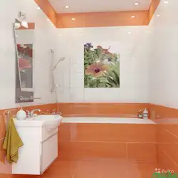 Bathroom tiling design