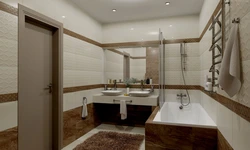 Bathroom tiling design