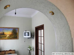 How to decorate an arch in an apartment photo