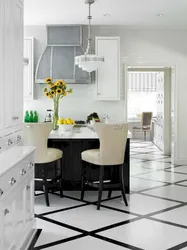 Photo Of Tile Floors For A Small Kitchen