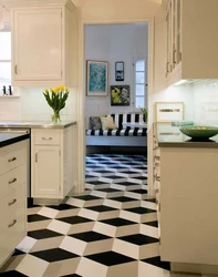 Photo Of Tile Floors For A Small Kitchen