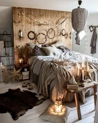 Boho bedroom photo