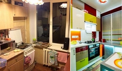 Interior Kitchen Before And After