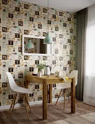 Kitchen wallpaper coffee design