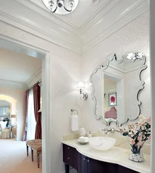 Photo of moldings in the bathroom