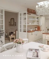 Kitchen Interior In Shabby Style