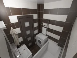 Renovation of a small bathroom and toilet photo in a panel house