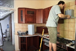 Сделать ремонт на кухне своими руками фото