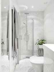 Small Bathroom Design In Marble