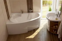 Asymmetrical Bathroom In The Interior