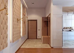 Corridor Leading Into The Kitchen Without Doors Design Photo
