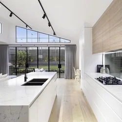 Kitchen Design With Panoramic Windows Photo