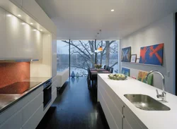 Kitchen Design With Panoramic Windows Photo